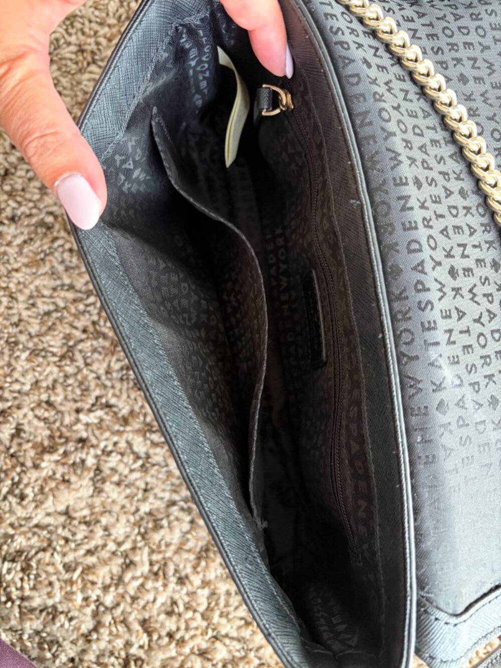 Kate Spade Laurel Way Greer Convertible Crossbody Purse in Black - Picture 4 of 12